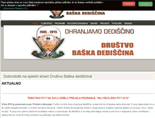 Tablet Screenshot of drustvobaskadediscina.nvoplanota.si